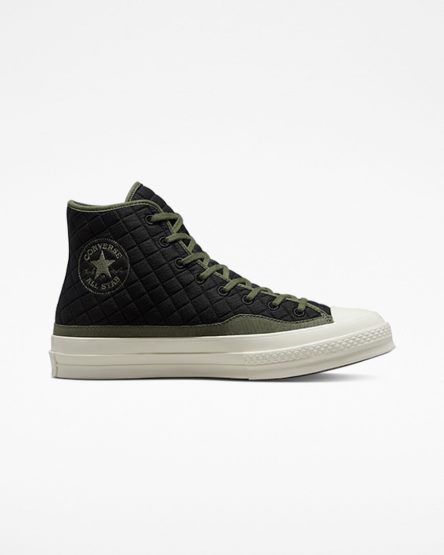 Women's Converse Chuck 70 Quilted High Top Shoes Black | AU 8461CH